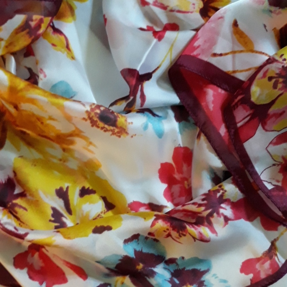 SOLD - Vibrant Colored Scarf